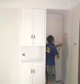 探工地 | 直击岳阳龙骧华城油漆工艺施工现场，原来“装修底妆”应该这样上岳阳美迪装饰